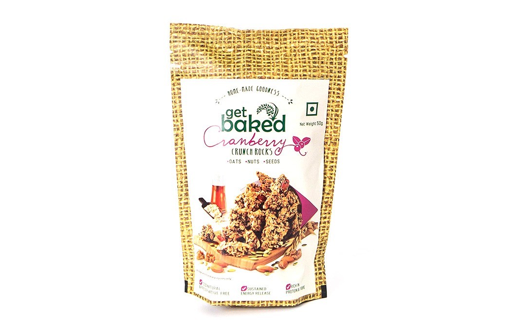 Get Baked Cranberry Crunch Rocks    Pack  50 grams